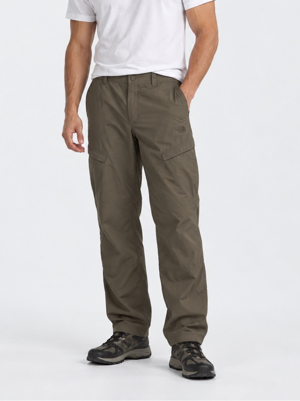 The North Face Mens Size 36x30 Cargo Hiking Pants Brown Outdoor Utility Nylon